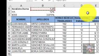 CÓMO REALIZAR UNA NÓMINA EN EXCEL CON FUNCIONES Y PORCENTAJE [upl. by Aikmat]