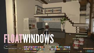 TUTORIAL How to float windows and wall items in FFXIV  Works in Dawntrail [upl. by Ramsay149]