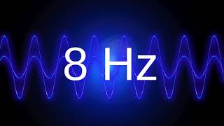 8 Hz clean pure sine wave BASS TEST TONE frequency [upl. by Denyse]