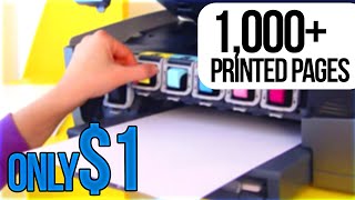 Wanna know which ink cartridge can print over 1000 pages for less than 1 Check out this video now [upl. by Hessney]