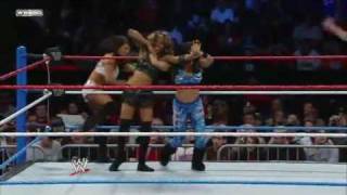 Melina amp Gail Kim vs Maryse amp Alicia Fox  WWE Superstars 111810 [upl. by Euqinwahs]