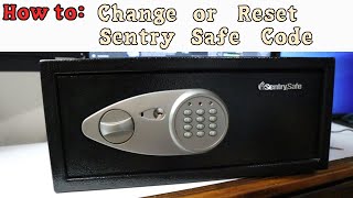 How to Change Code for Sentry Safe [upl. by Westlund968]