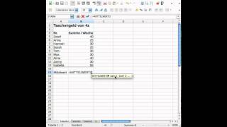 Excel Mittelwert und Standardabweichung [upl. by Dobson]