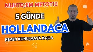 5 GÜNDE B1 HOLLANDACA 1 DERS HOLLANDACA ÖĞRENİYORUM [upl. by Ylecic]