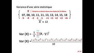 Moyenne variance et écart type Terminale S [upl. by Auberon228]