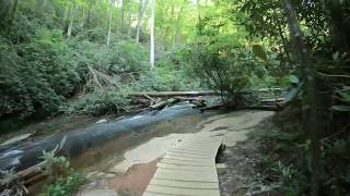 Virtual Treadmill Walking  Trail with Rivers and Waterfalls  Table Rock State Park [upl. by Fancy]