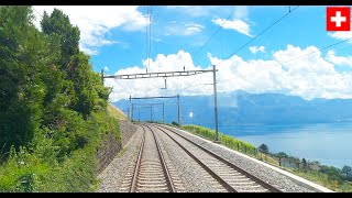 ★ 4K 🇨🇭Geneva  Bern  Lucerne cab ride speeds up to 200kmh 072020 [upl. by Ayiak]