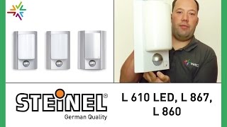 STEINEL L 610 LED L 867 L 860 Außenleuchte watt24Video Nr 101 [upl. by Jayne666]