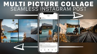 Easy SEAMLESS Instagram Carousel Collage [upl. by Kelli470]