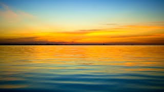 Ocean Sunset No Sound — 10 Hours Screensaver 4K UHD [upl. by Punak]