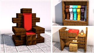 Minecraft 30 Medieval Interior Build Ideas and Hacks [upl. by Mayce541]