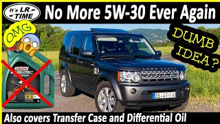 No more 5W30 ever again  Land Rover Discovery 4  Transfer Case and Diff oil change [upl. by Lilak623]