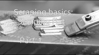 Scraping basics  Scraping flat  Part 1 [upl. by Halette]