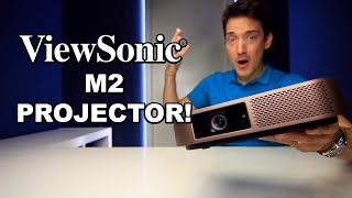 VIEWSONIC M2 FULL HD LED PROJECTOR REVIEW [upl. by Mel130]