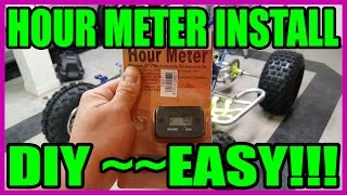 How To Install an Hour Meter  EASY [upl. by Leihcar673]