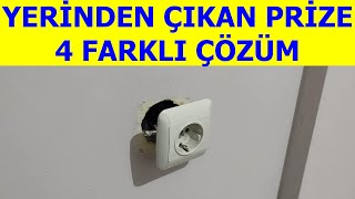 Yerinden Çıkan Priz Nasıl Takılır Gevşeyen Prizlere 4 Farklı Çözüm Gevşeyen Prize Çözüm [upl. by Ahsinnor801]