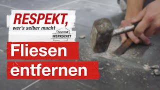 Fliesen entfernen und austauschen  toom Werkstatt [upl. by Lander570]