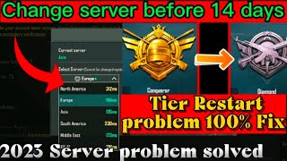 Server Change Tier Restart problem fix [upl. by Eanil]