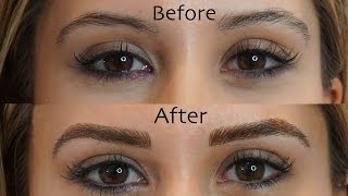 Microblading Eyebrows See My Before and After Results [upl. by Rissa]