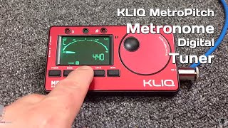 MetroPitch KLIQ Metronome Tuner  Gear Review [upl. by Ilbert]