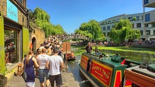 REGENT’S CANAL LONDON WALK incl Little Venice Camden Lock King’s Cross and Paddington Basin [upl. by Reedy]