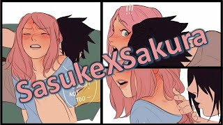 Hickeys  Sakura and Sasuke SasuSaku Doujinshi English HD [upl. by Yasu]