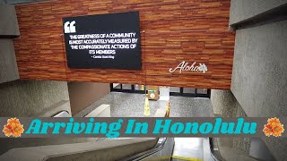 Arriving In Honolulu Hawaii  Daniel K Inouye International Airport  Walk Tour [upl. by Eiliah]