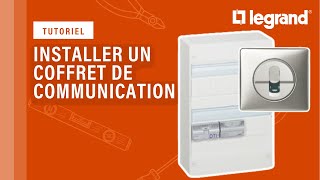 Comment installer un coffret de communication Full Media Legrand tout RJ45 [upl. by Assirolc740]