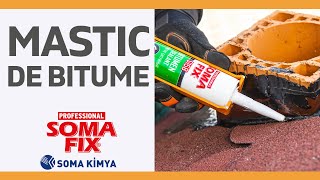 Comment utiliser Somafix Le Mastic De Bitume S158 [upl. by Kacey]