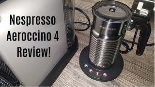 Nespresso Aeroccino 4 Milk Frother Review  Worth upgrading from the Aeroccino 3 [upl. by Madelin]