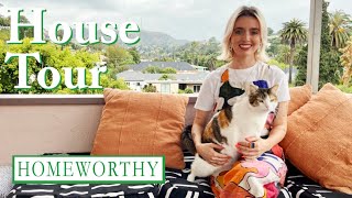 HOUSE TOUR  Inside A Hollywood Hills Penthouse [upl. by Aidnama]