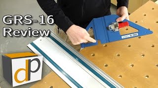 GRS16 Track Saw Guide Rail Square Review [upl. by Hyacinthia]