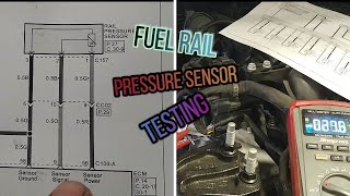 Fuel Rail Pressure Sensor Diagnosis [upl. by Arvin262]