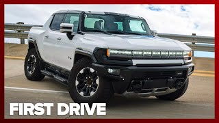 GMC Hummer EV FIRST DRIVE REVIEW [upl. by Kcirderf]