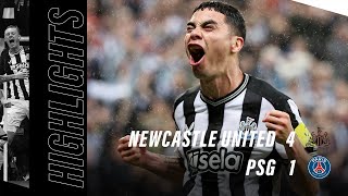 Newcastle United 4 PSG 1  Champions League Highlights [upl. by Demodena]