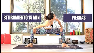 Estiramiento  Piernas Flexibles en 15 minutos para todos  MalovaElena [upl. by Enytsuj]