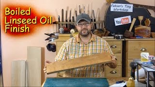 How to apply a Boiled Linseed Oil Finish [upl. by Suiluj]