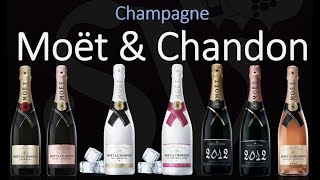 7 Types of Moët amp Chandon Champagne [upl. by Rodmur]