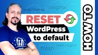 How to Reset WordPress to its Default Settings NEW [upl. by Llertnauq]