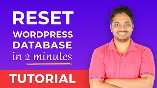 How to Reset WordPress Database [upl. by Boesch]