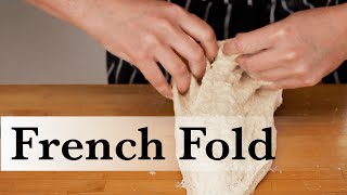 Kneading Sticky Bread Dough by Hand the French Fold [upl. by Fineberg812]