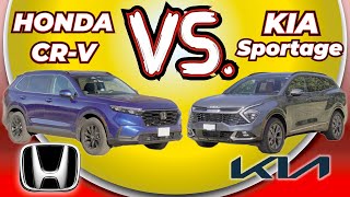 Allnew Honda CRV VS New Kia Sportage comparison [upl. by Grand]