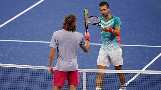 Stefanos Tsitsipas vs Borna Coric Extended Highlights  US Open 2020 Round 3 [upl. by Suolkcin]