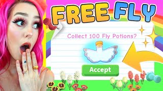 Does This NEW VIRAL HACK GIVE FREE FLY POTIONS in Adopt Me Roblox Adopt Me Hacks [upl. by Ytnom]