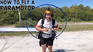 How To Fly A Paramotor [upl. by Auqinimod]