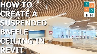 How to Create Baffle Ceiling in Revit [upl. by Johen]