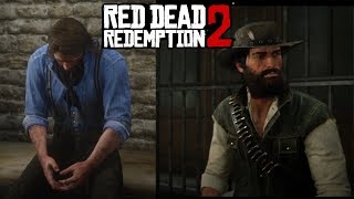 All MrMarston And Arthur Secret Jail Breakout Cutscenes Red Dead Redemption 2 [upl. by Kato989]