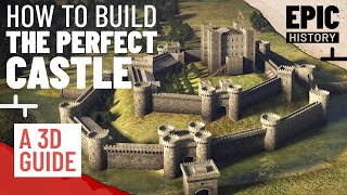 3D Guide  How to Build the Perfect Medieval Castle [upl. by Halli]