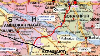 Gorakhpur link expressway to Purvanchal expressway [upl. by Adne]