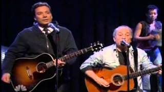 Stomp Jimmy Fallon Paul Simon Cecilia [upl. by Narej]